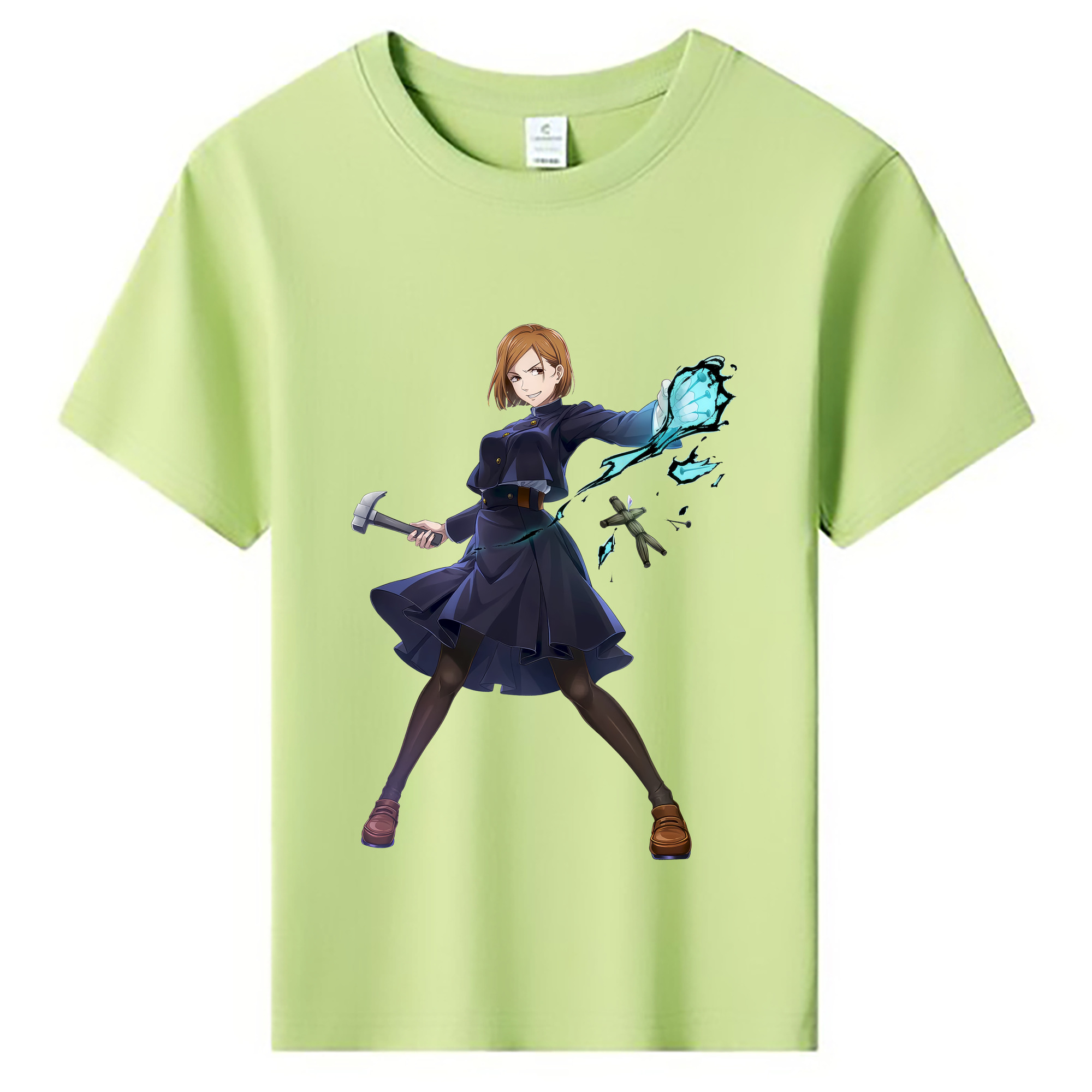 （画像用） 呪術廻戦 Jujutsu Kaisen 綿100％キッズTシャツ（フロントプリント）